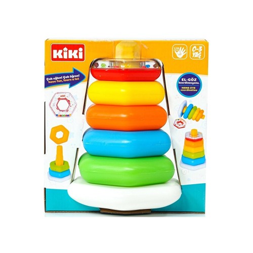 Kiki Bebeğimin Ilk Oyuncakları 4'lü Set Bultak Halka Puzzle Kule Kiki Bebeğimin Ilk Oyuncakları 4'lü Set Bultak Halka Puzzle Kule